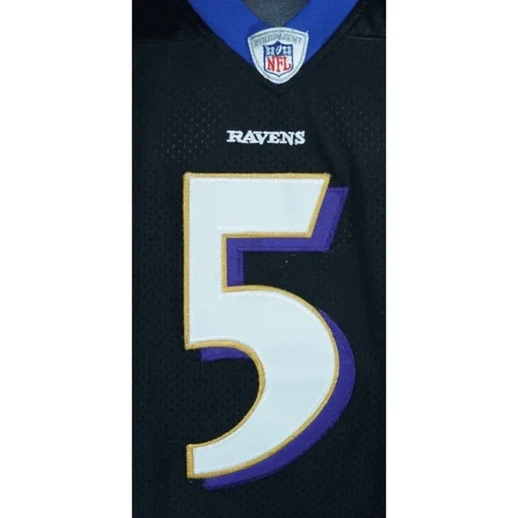 Baltimore Ravens Joe Flacco Reebok Jersey L 50 - Picture 3 of 8